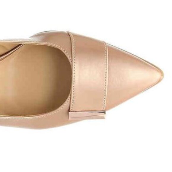 NATURALIZER, Rose gold sling back pointed pumps with stylish buckle detail - Picture 5 of 15